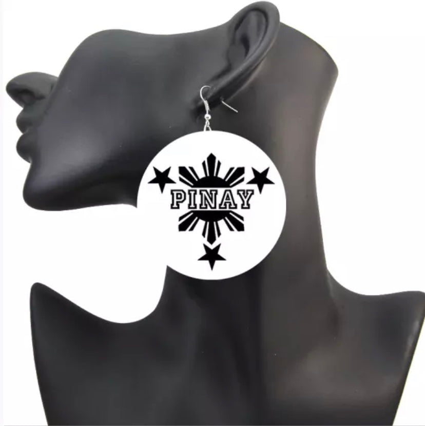 Pinay Wooden Earrings