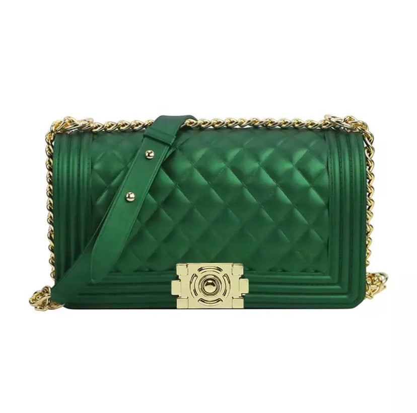 Metallic Green Bag