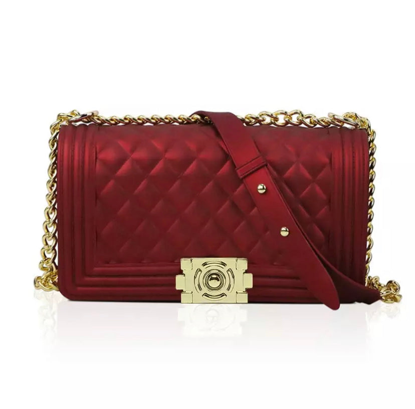 Metallic Red Bag