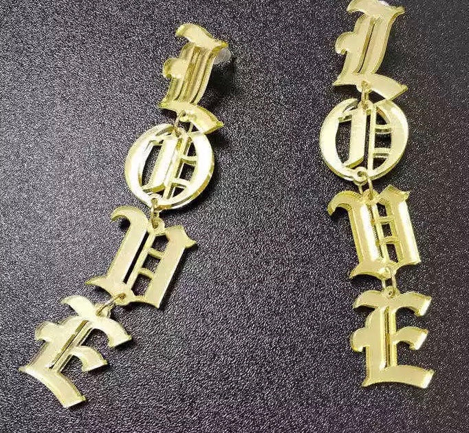 Love Dangle Earrings
