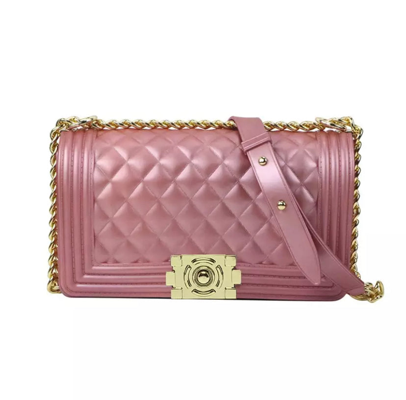 Metallic Pink Bag