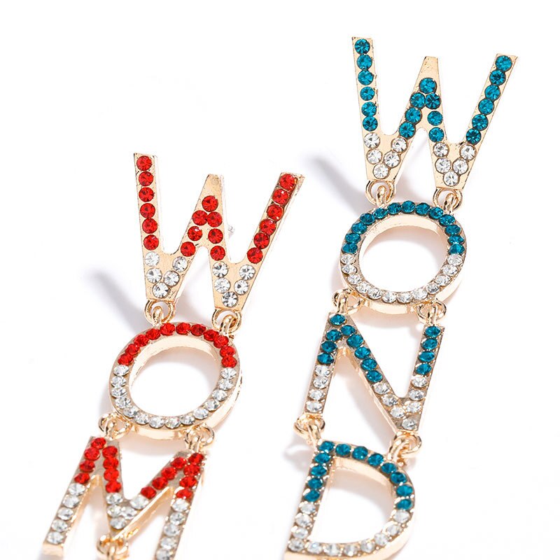 Gold Wonder Woman Earrings