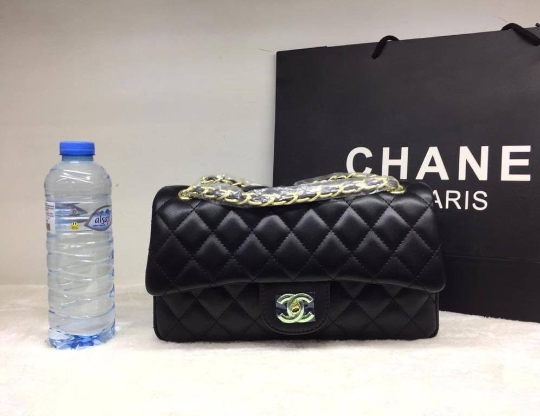 Black Quilted Bag