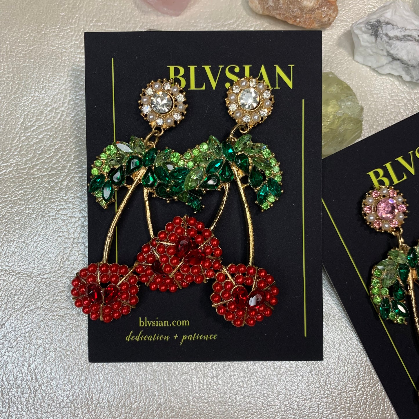 Cherry Drop Earrings