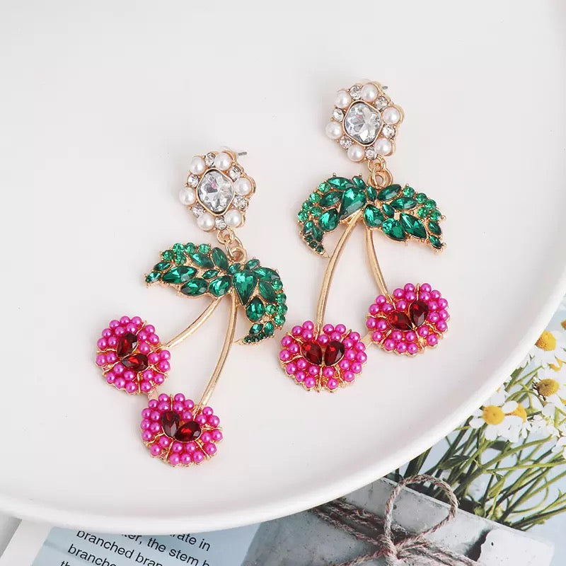 Cherries on Top Earrings