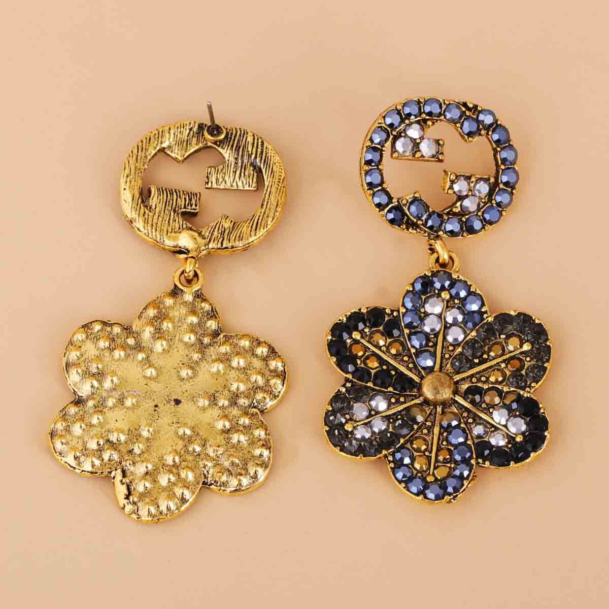 Vintage Fleur GG Earrings