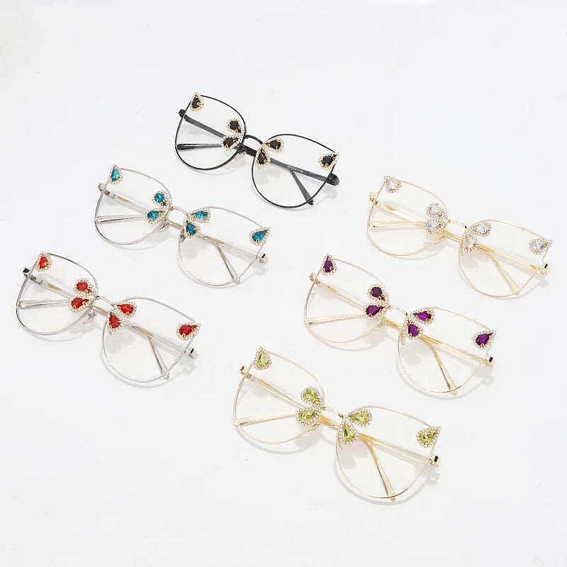 Cat Eye Gem Shades Lime