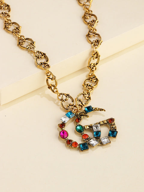 Rainbow GG Necklace