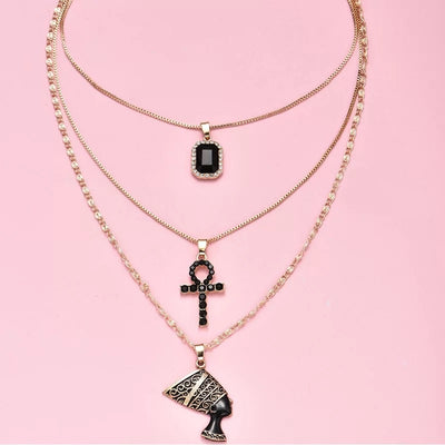 Pharaoh 3 Layer Necklace