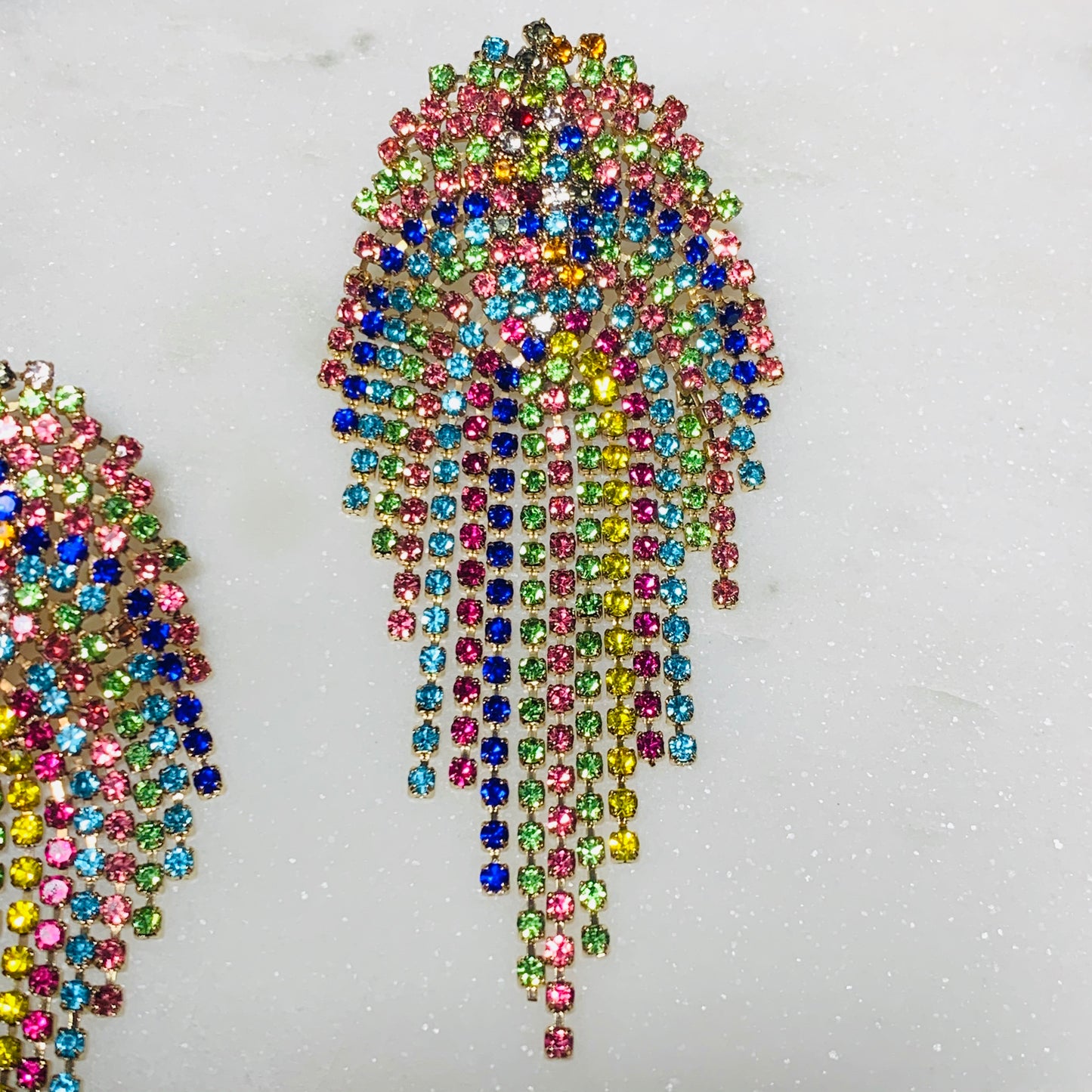 Rainbow Tassel Earrings