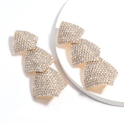 Gold Large Geometric Earrings