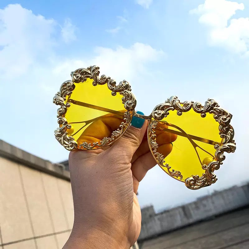 Gold Vintage Shades Clear
