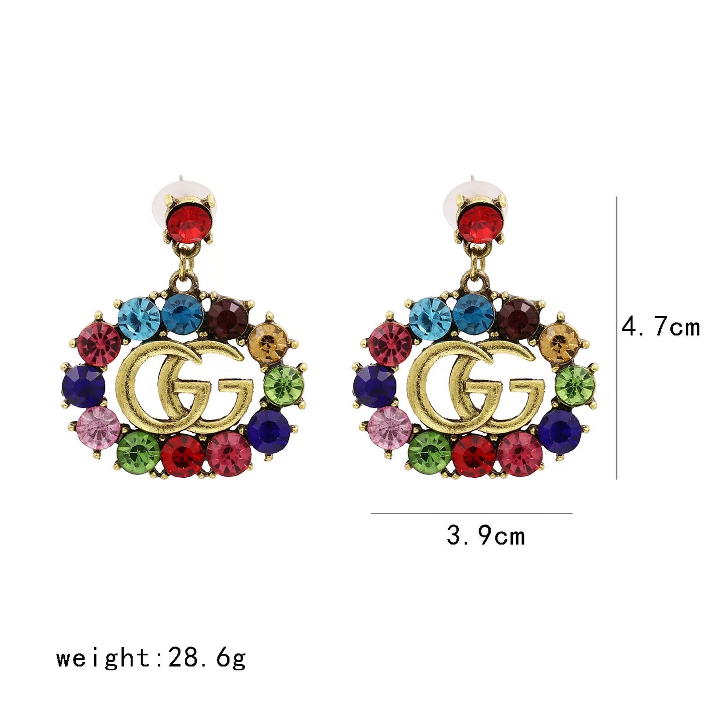 Red Rainbow GorGeous Earrings