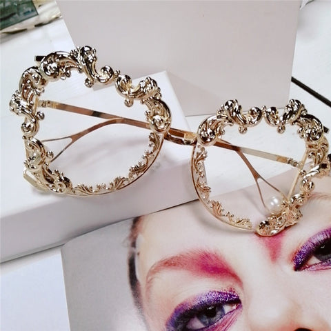 Gold Vintage Shades Clear