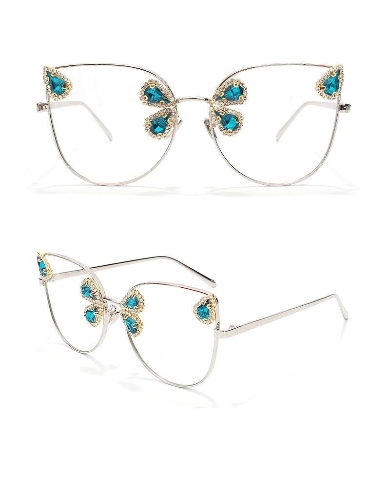 Cat Eye Gem Shades Lime
