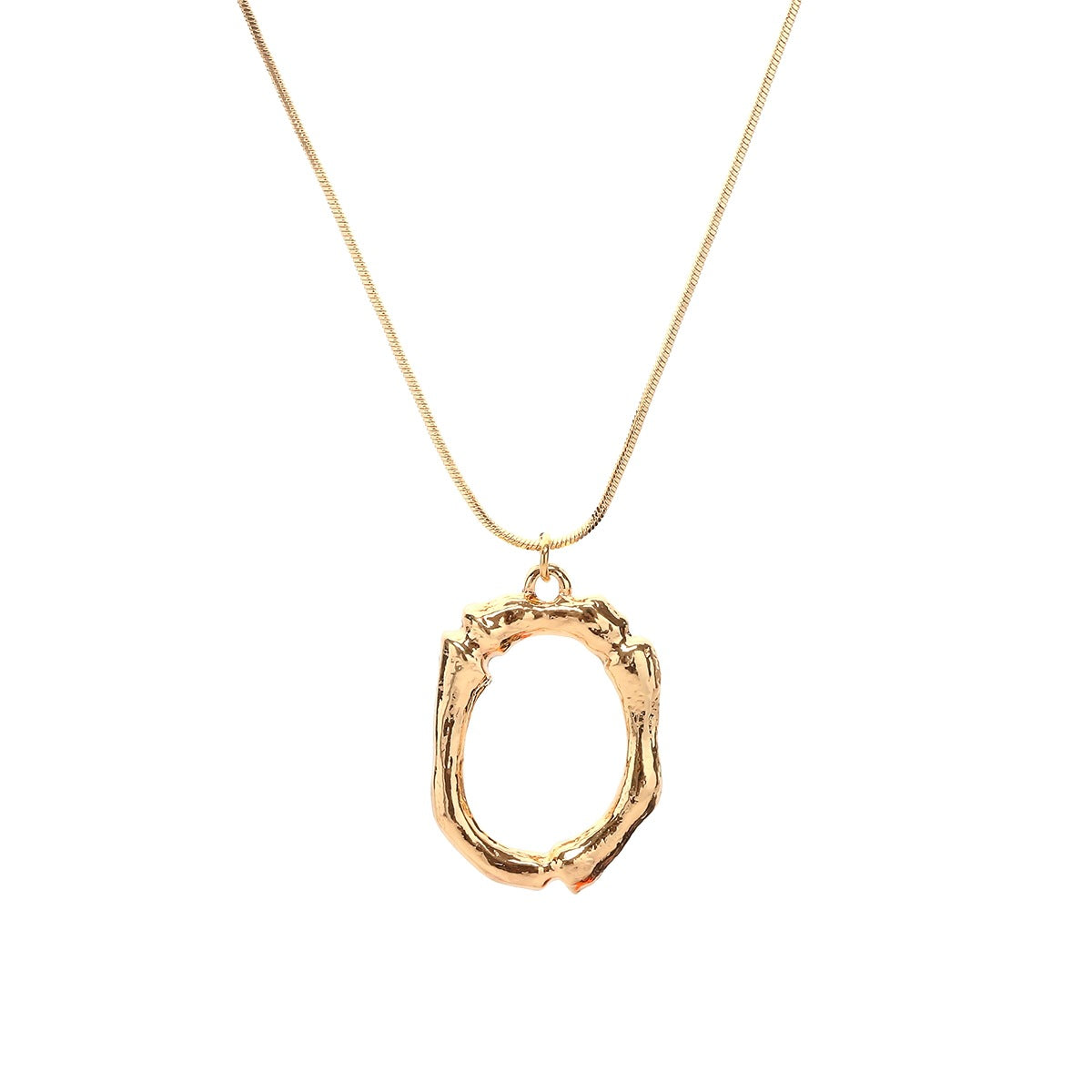 Bamboo O Pendant w/ chain