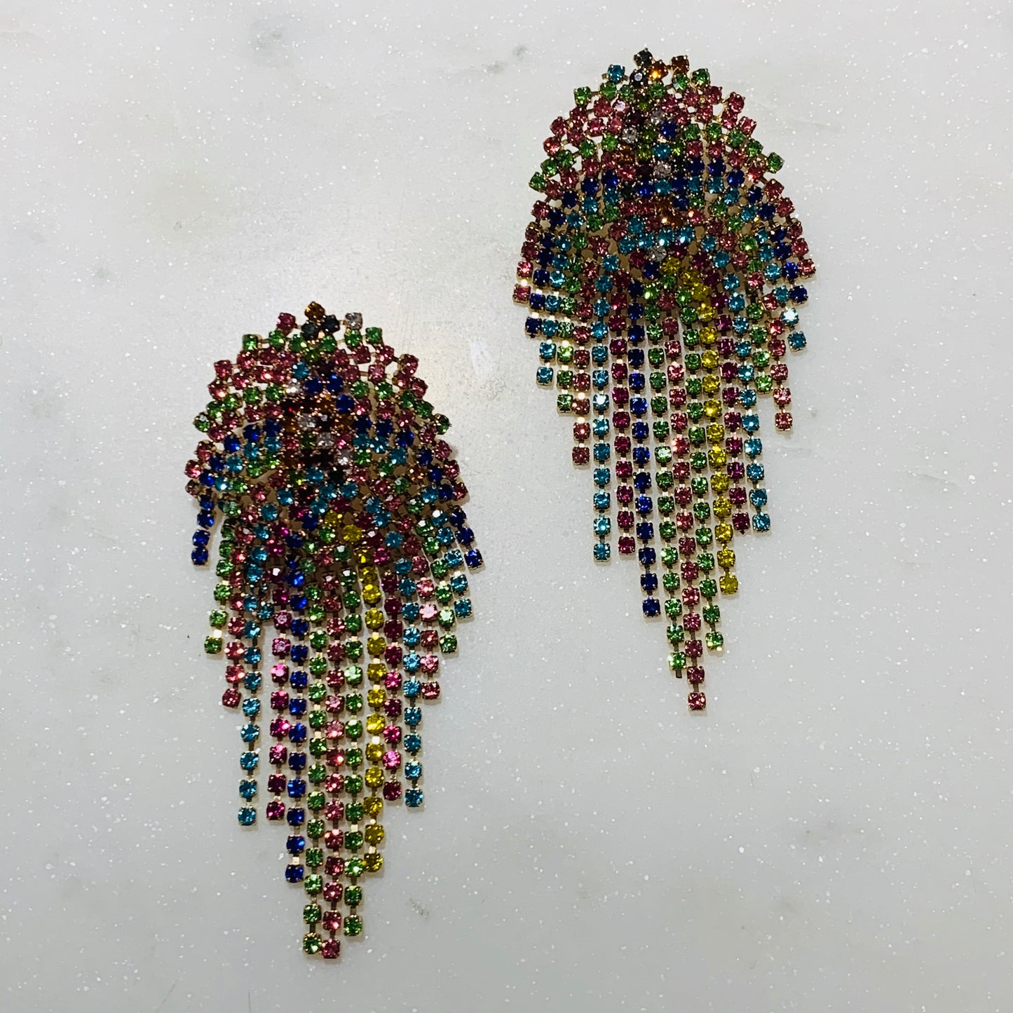 Rainbow Tassel Earrings