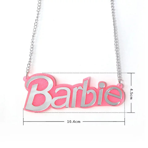 Barbie Mirrored Necklace