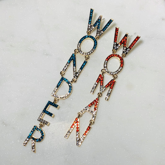 Gold Wonder Woman Earrings