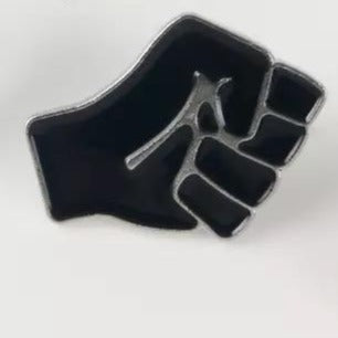 Black Fist Pin