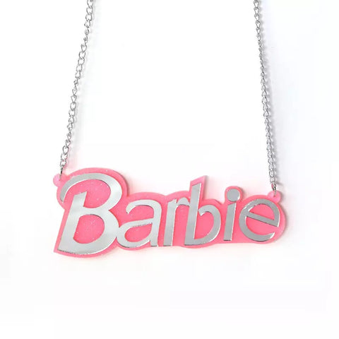 Barbie Mirrored Necklace