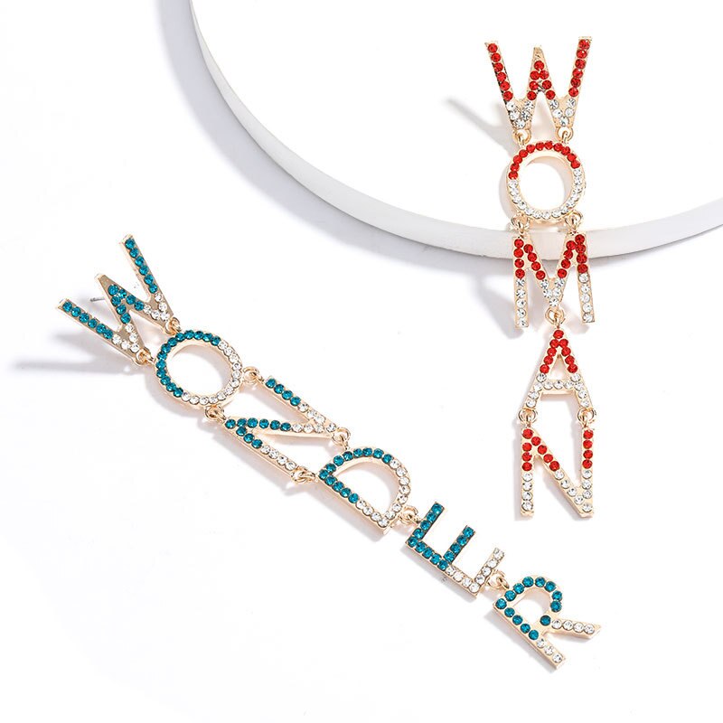Gold Wonder Woman Earrings