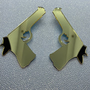 Mirrored Gun Earrings