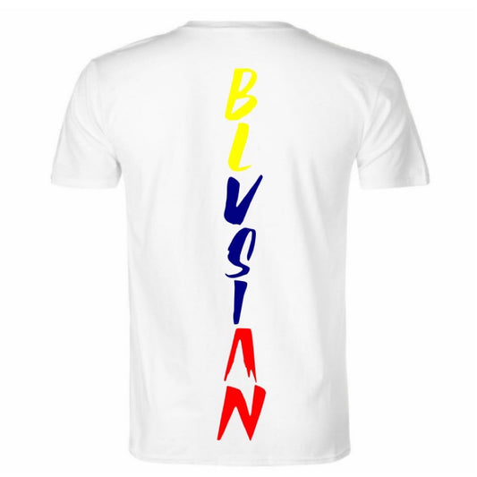 YELLOW Blvsian White Tee