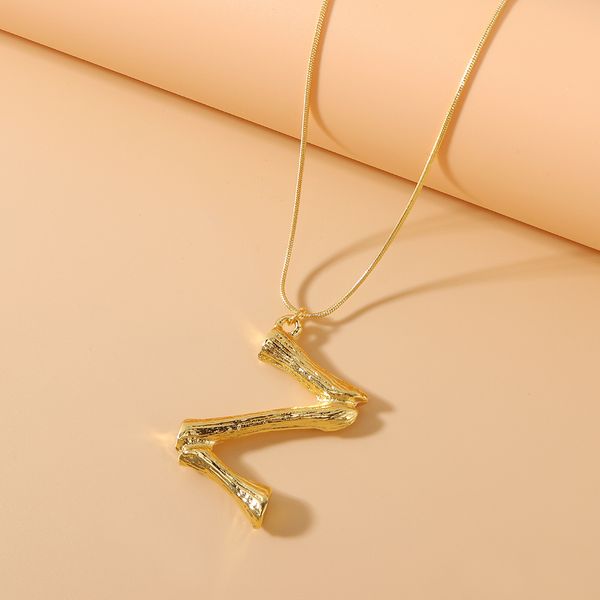 Bamboo Z Pendant w/ chain