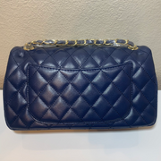 Navy Quilted Bag