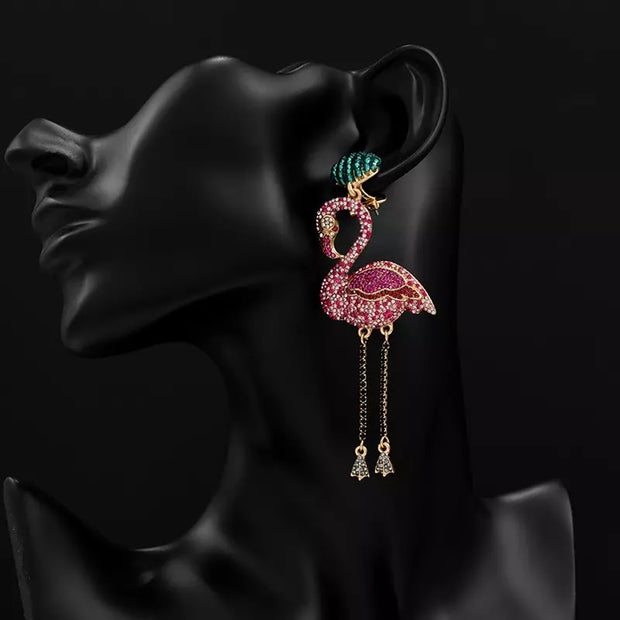Pink Flamingo Earrings