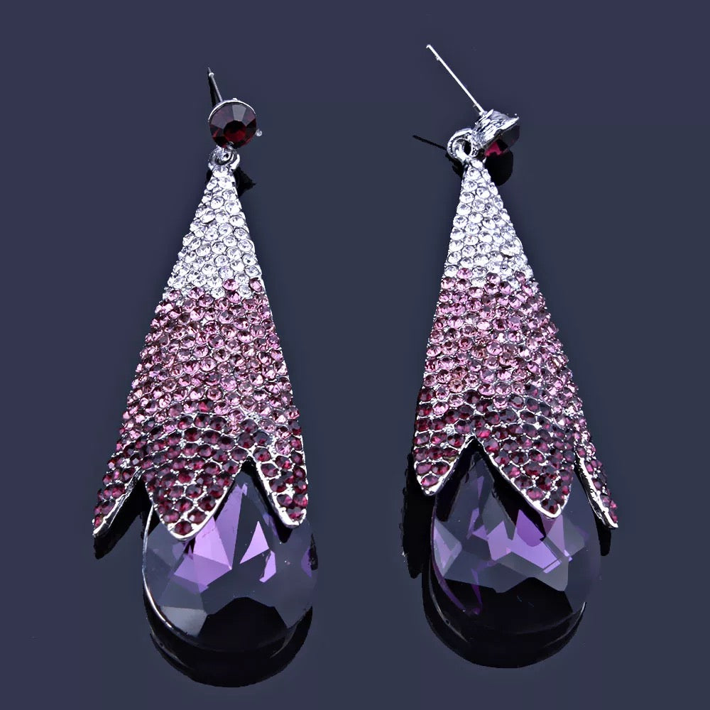 Cocoon Crystal Earrings