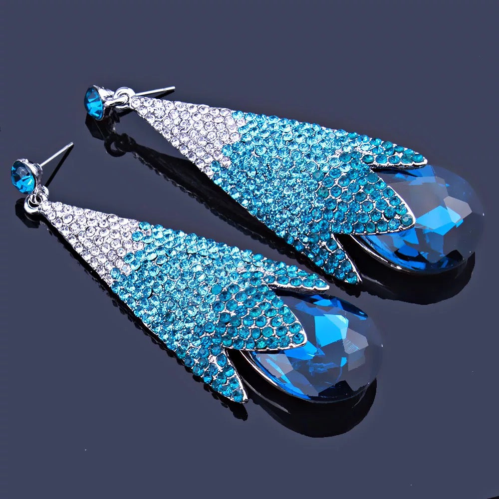 Cocoon Crystal Earrings