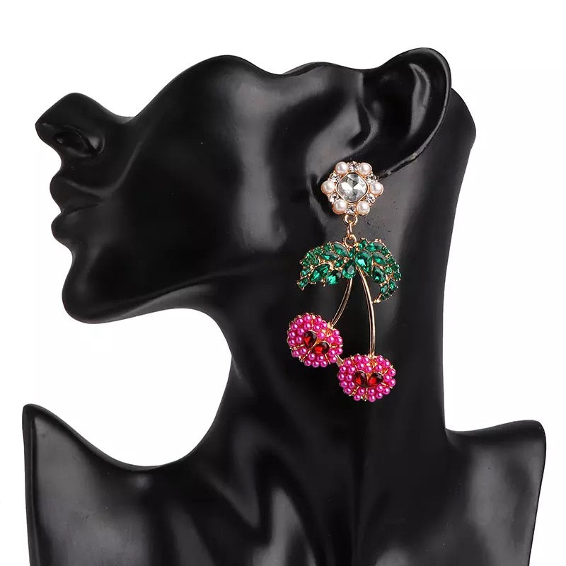Cherries on Top Earrings