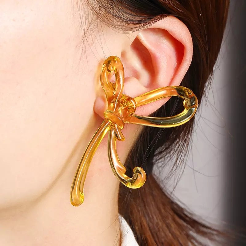 Knot Me Acrylic Earrings