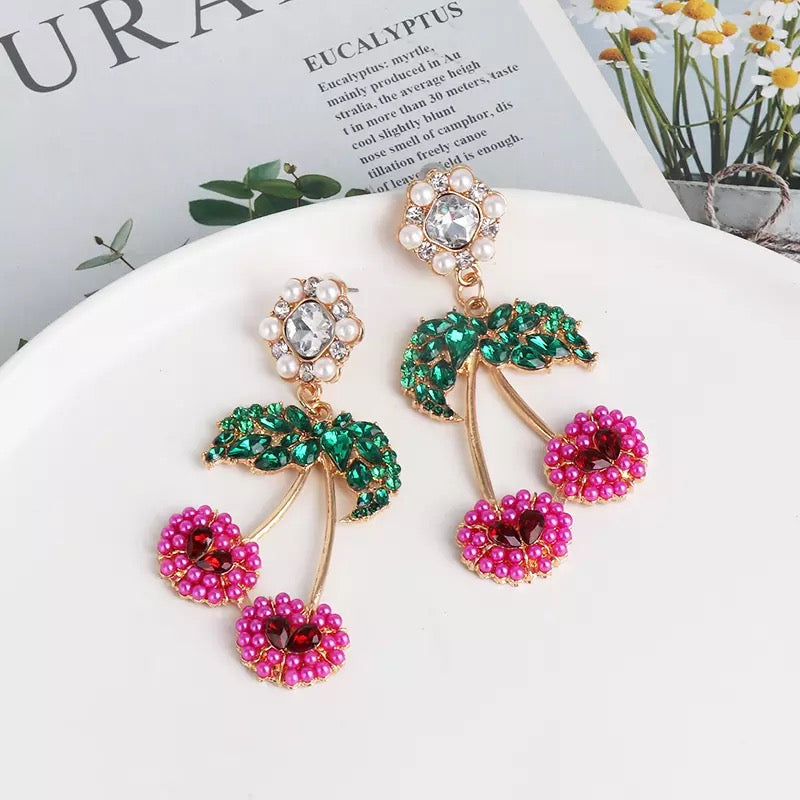 Cherries on Top Earrings