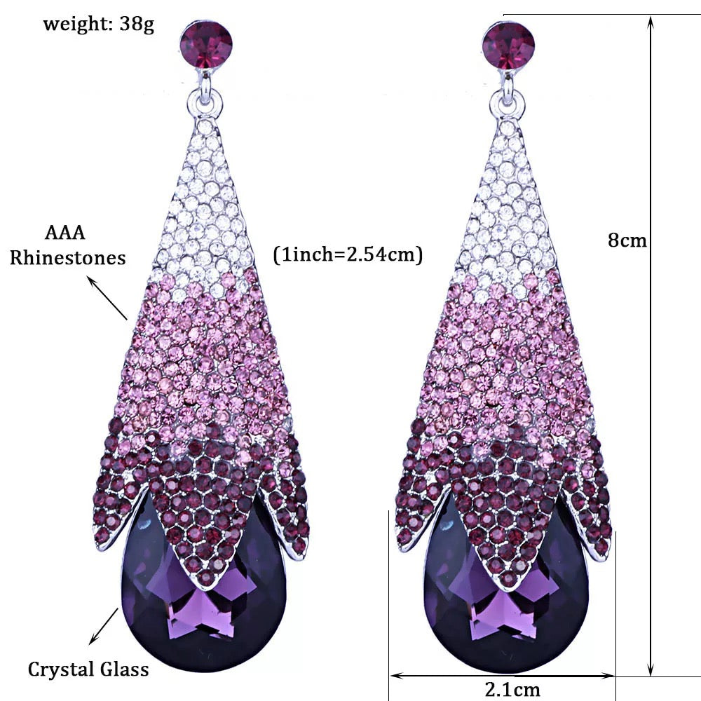 Cocoon Crystal Earrings