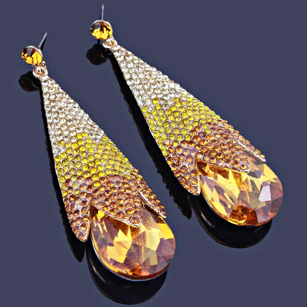 Cocoon Crystal Earrings