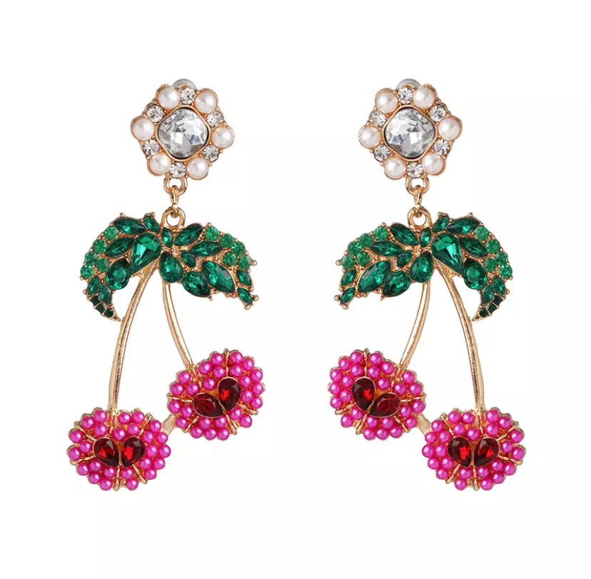 Cherries on Top Earrings