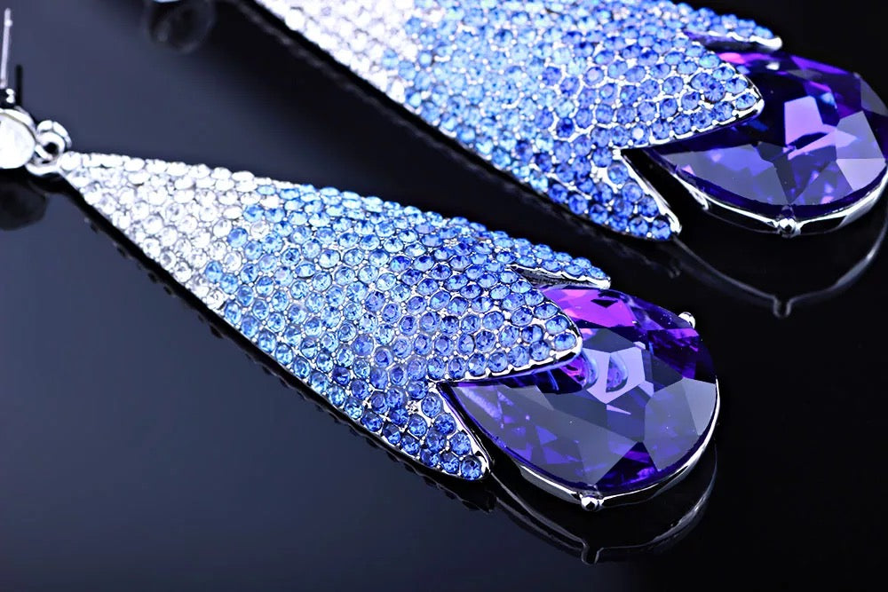Cocoon Crystal Earrings