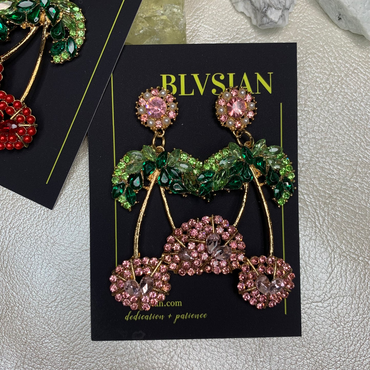 Cherry Drop Earrings