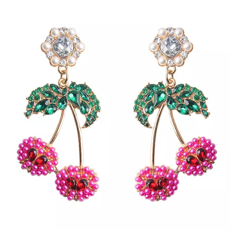 Cherries on Top Earrings